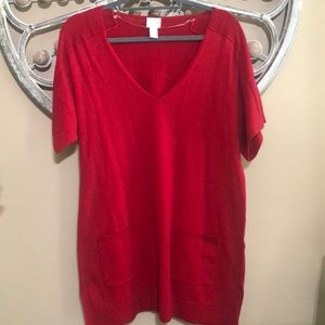 Lightweight sweater tunic
